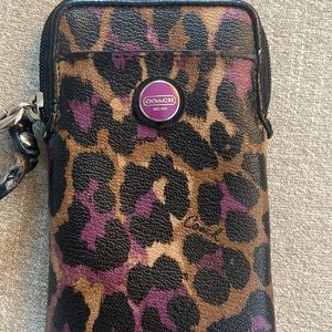 Coach Cheetah Print Wallet
